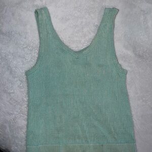 all in motion Mint Ribbed V-Neck Tank Top for Kids